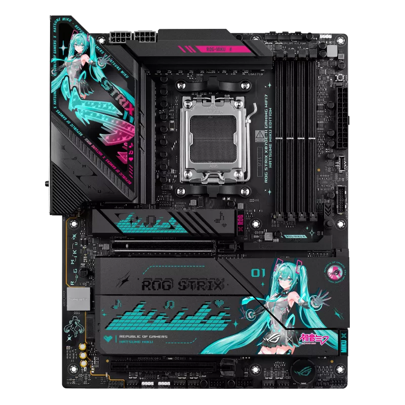 ASUS ROG STRIX X870E-H GAMING WIFI7 HATSUNE MIKU EDITION